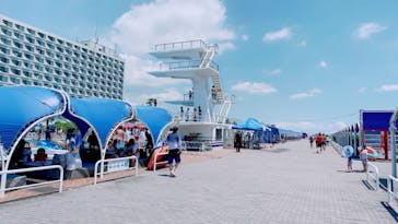 大磯ロングビーチに投稿された画像（2021/7/25）