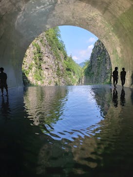 清津峡渓谷トンネルに投稿された画像（2021/7/25）