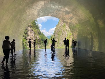 清津峡渓谷トンネルに投稿された画像（2021/7/25）