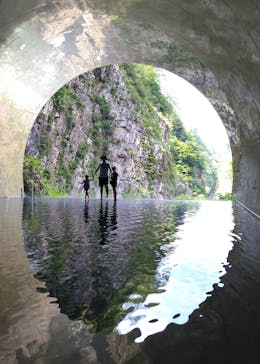 清津峡渓谷トンネルに投稿された画像（2021/7/25）