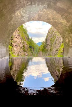 清津峡渓谷トンネルに投稿された画像（2021/7/25）