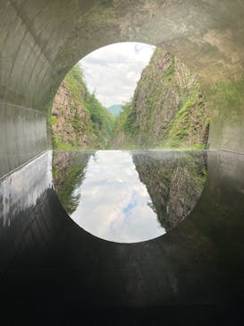 清津峡渓谷トンネルに投稿された画像（2021/7/26）