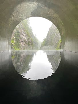 清津峡渓谷トンネルに投稿された画像（2021/7/27）
