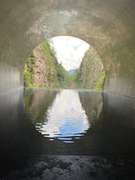 清津峡渓谷トンネルに投稿された画像（2021/7/27）