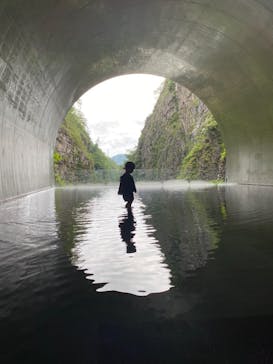清津峡渓谷トンネルに投稿された画像（2021/7/29）