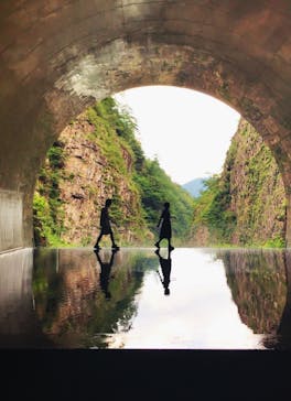 清津峡渓谷トンネルに投稿された画像（2021/7/31）