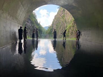 清津峡渓谷トンネルに投稿された画像（2021/7/31）