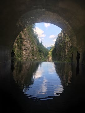 清津峡渓谷トンネルに投稿された画像（2021/8/1）