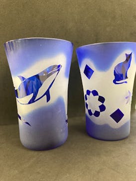 サンドブラスト本部教室 砂で削るガラス工芸教室に投稿された画像（2021/8/2）