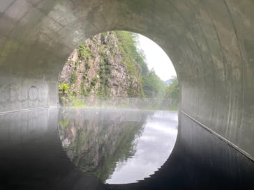 清津峡渓谷トンネルに投稿された画像（2021/8/3）