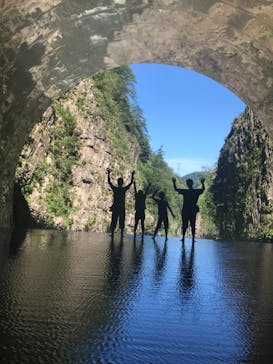 清津峡渓谷トンネルに投稿された画像（2021/8/3）