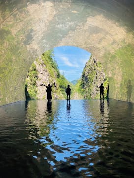 清津峡渓谷トンネルに投稿された画像（2021/8/3）