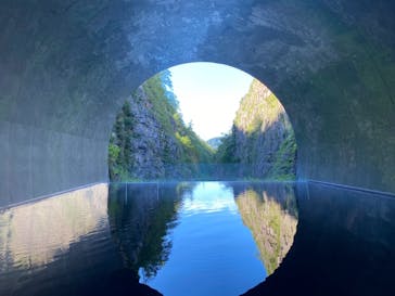 清津峡渓谷トンネルに投稿された画像（2021/8/8）