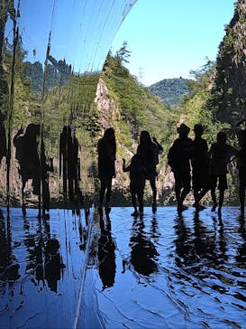 清津峡渓谷トンネルに投稿された画像（2021/8/8）