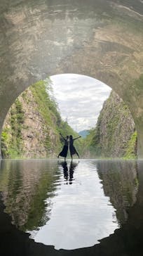 清津峡渓谷トンネルに投稿された画像（2021/8/9）