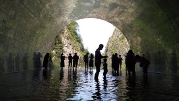 清津峡渓谷トンネルに投稿された画像（2021/8/9）