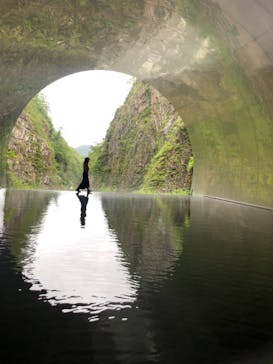 清津峡渓谷トンネルに投稿された画像（2021/8/10）