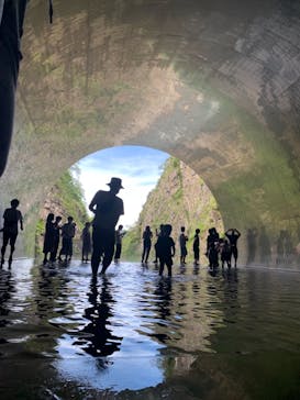 清津峡渓谷トンネルに投稿された画像（2021/8/10）