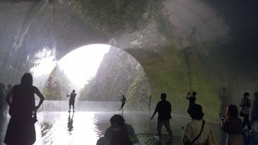 清津峡渓谷トンネルに投稿された画像（2021/8/10）
