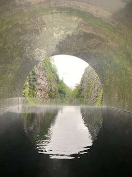 清津峡渓谷トンネルに投稿された画像（2021/8/10）
