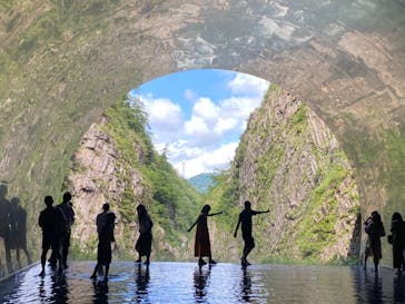 清津峡渓谷トンネルに投稿された画像（2021/8/11）