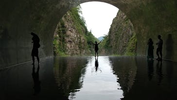 清津峡渓谷トンネルに投稿された画像（2021/8/12）