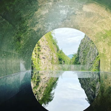 清津峡渓谷トンネルに投稿された画像（2021/8/12）