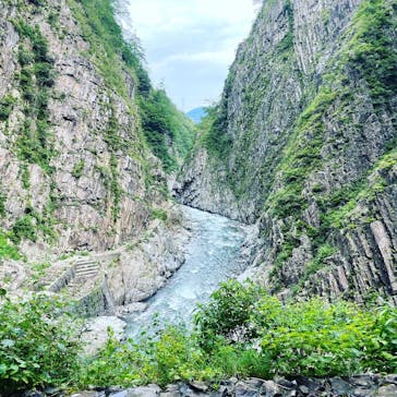 清津峡渓谷トンネルに投稿された画像（2021/8/12）