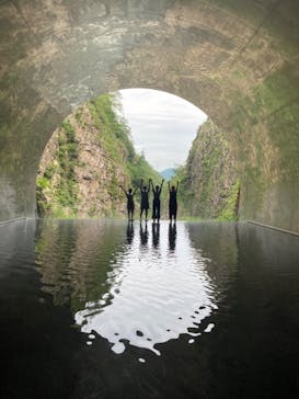 清津峡渓谷トンネルに投稿された画像（2021/8/12）