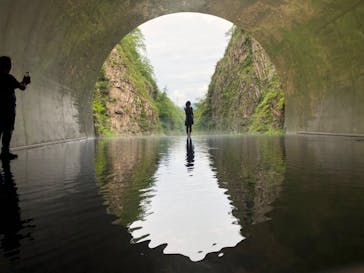 清津峡渓谷トンネルに投稿された画像（2021/8/12）