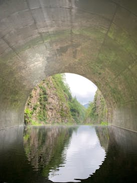 清津峡渓谷トンネルに投稿された画像（2021/8/12）