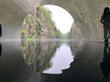 清津峡渓谷トンネルに投稿された画像（2021/8/13）
