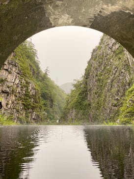 清津峡渓谷トンネルに投稿された画像（2021/8/13）