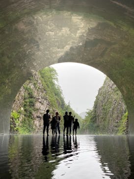 清津峡渓谷トンネルに投稿された画像（2021/8/13）