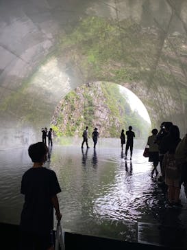 清津峡渓谷トンネルに投稿された画像（2021/8/14）