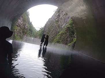清津峡渓谷トンネルに投稿された画像（2021/8/14）