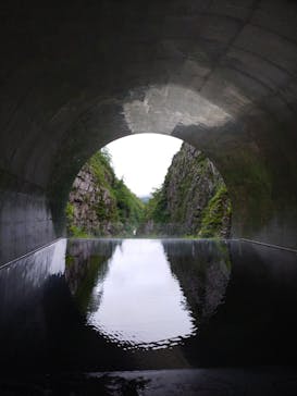清津峡渓谷トンネルに投稿された画像（2021/8/15）
