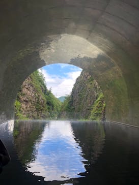 清津峡渓谷トンネルに投稿された画像（2021/8/15）