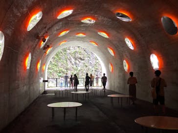 清津峡渓谷トンネルに投稿された画像（2021/8/15）