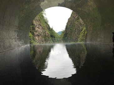 清津峡渓谷トンネルに投稿された画像（2021/8/15）