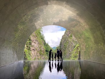 清津峡渓谷トンネルに投稿された画像（2021/8/15）