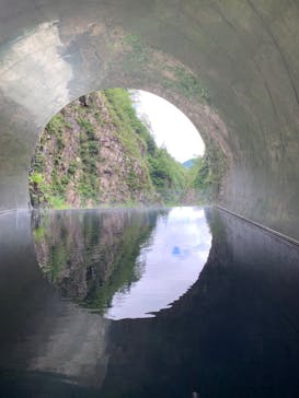 清津峡渓谷トンネルに投稿された画像（2021/8/15）