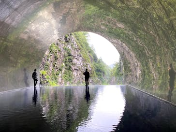 清津峡渓谷トンネルに投稿された画像（2021/8/15）