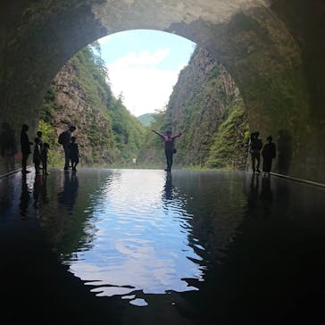 清津峡渓谷トンネルに投稿された画像（2021/8/16）