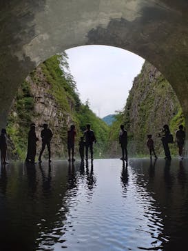 清津峡渓谷トンネルに投稿された画像（2021/8/17）