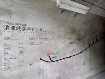 清津峡渓谷トンネルに投稿された画像（2021/8/23）