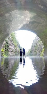 清津峡渓谷トンネルに投稿された画像（2021/8/16）