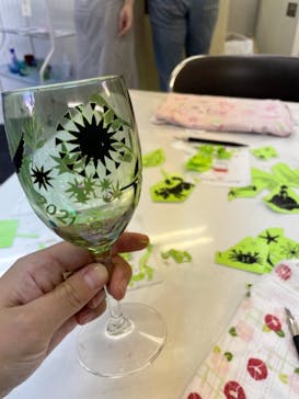 サンドブラスト本部教室 砂で削るガラス工芸教室に投稿された画像（2021/9/11）