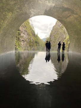 清津峡渓谷トンネルに投稿された画像（2021/10/23）