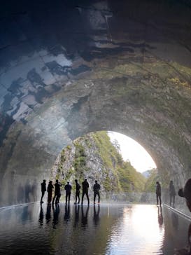 清津峡渓谷トンネルに投稿された画像（2021/10/23）